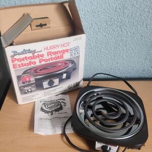 BroilKing Hurry Hot Portable Range‎ With Box And Manual